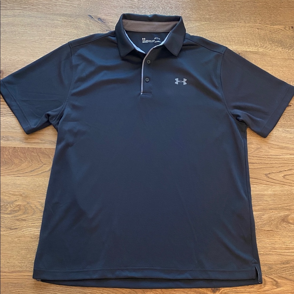 Under Armour black Polo Shirt Large